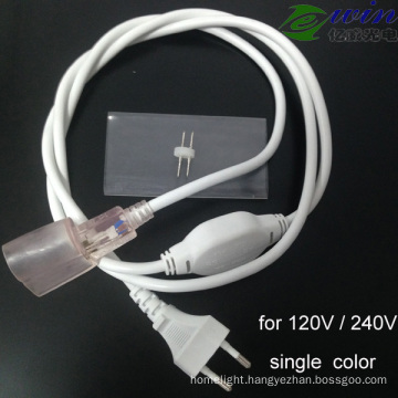 Wateproof Power Cord for AC Hight Voltage LED Neon Flex